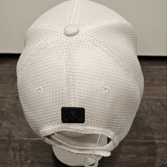 New Officially Licensed U.S. Air Force White Mesh Cap Blue & White Logo - Picture 7 of 8